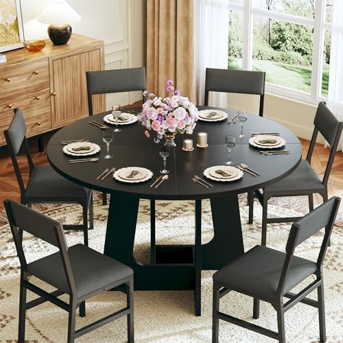 Round dining table set for - table,