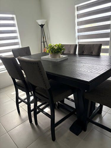 Piece rectangular dining set - 7-piece,