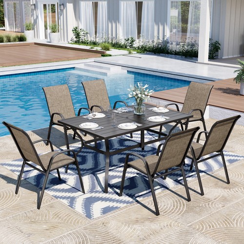 Piece outdoor dining set - outdoor,