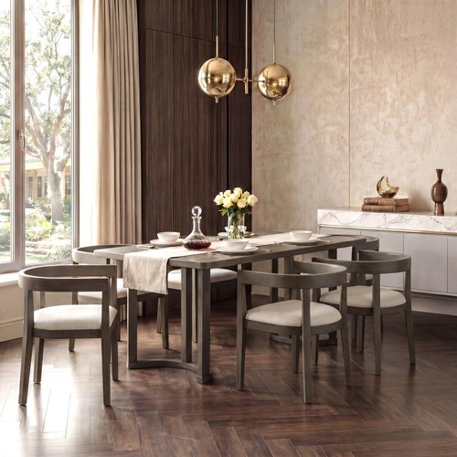 Piece rectangular dining - 7,