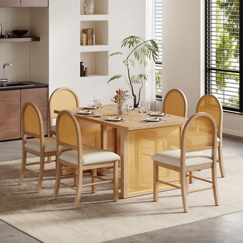 Piece dining table - 7-piece, set,59.8"