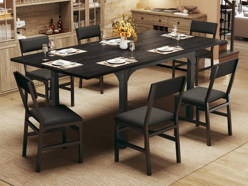Piece dining table set 6 - table,
