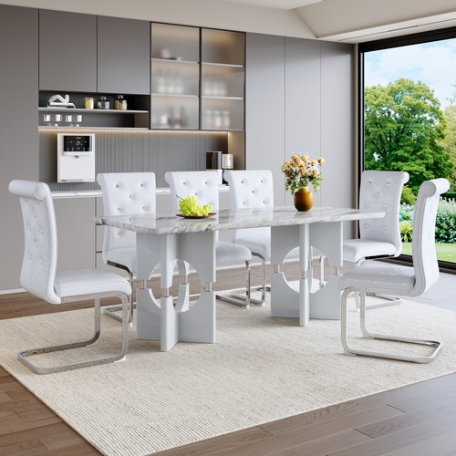 Modern piece dining table - dining,